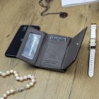 Pénztárca Gregorio DUO-117 Szürke-Fekete