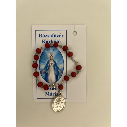 Rózsafüzér Karkötő Szűz Mária