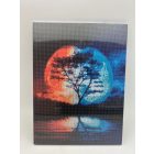 Gyémánt Képkirakó Keretes 30x40 Vegyes Minta