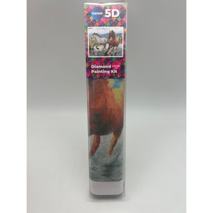 Gyémánt Képkirakó 5D 40x50 Lovak