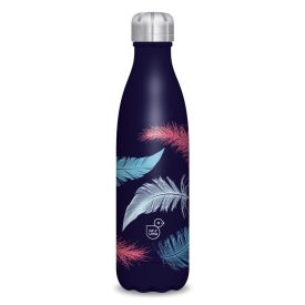 ARS UNA Duplafalú Fémkulacs Feather-Dark 500 ml
