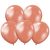 Metál Gömb Lufi Rosegold 50 db-os KAM12