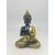 Buddha Szobor Meditáló Fekete-Arany