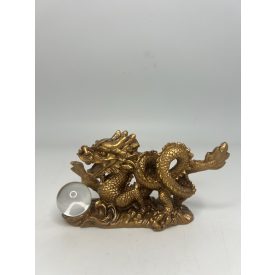 Óarany Sárkány Dekoráció Üveggömbbel