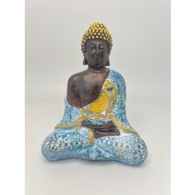 Buddha Szobor Ülő Resin