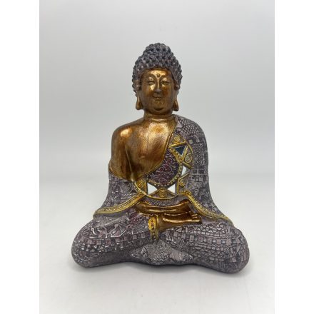 Buddha Szobor Ülő Resina