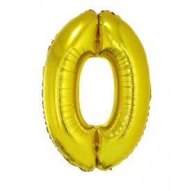 Fólia Lufi Óriás Szám "0" Arany