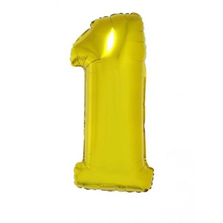 Fólia Lufi Óriás Szám "1" Arany