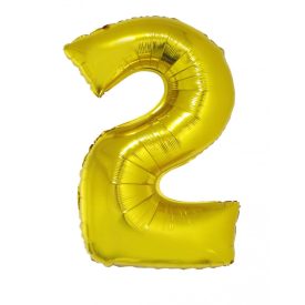 Fólia Lufi Óriás Szám "2" Arany