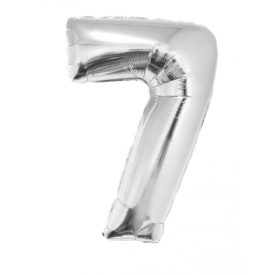 Fólia Lufi Óriás Szám "7" Ezüst