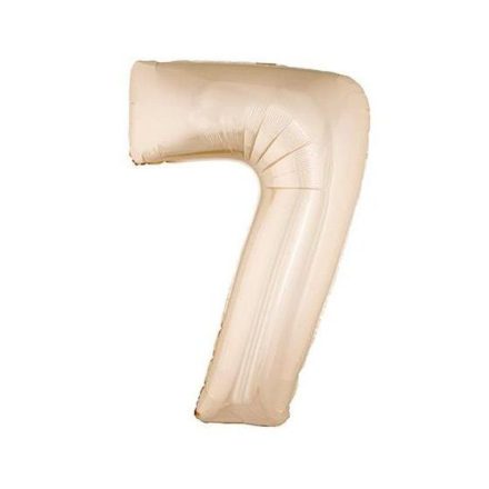 Fólia Lufi Óriás Szám "7" Rosegold