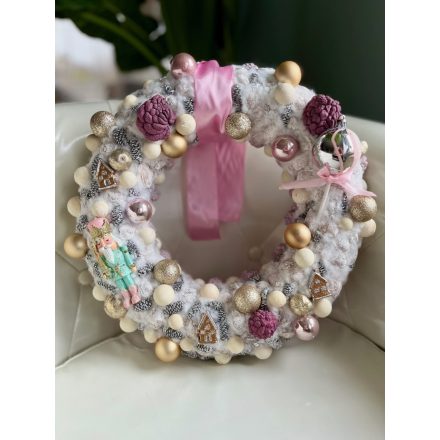 Kopogtató Pasztell Rózsaszín 30 cm