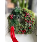 Piros Fenyőkoszorú 