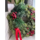 Piros Fenyőkoszorú 